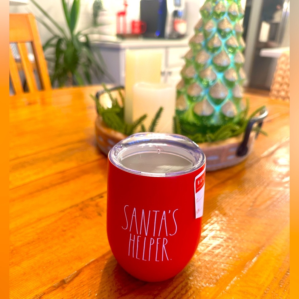 Brand new Rae Dunn 12oz stainless steel tumbler.